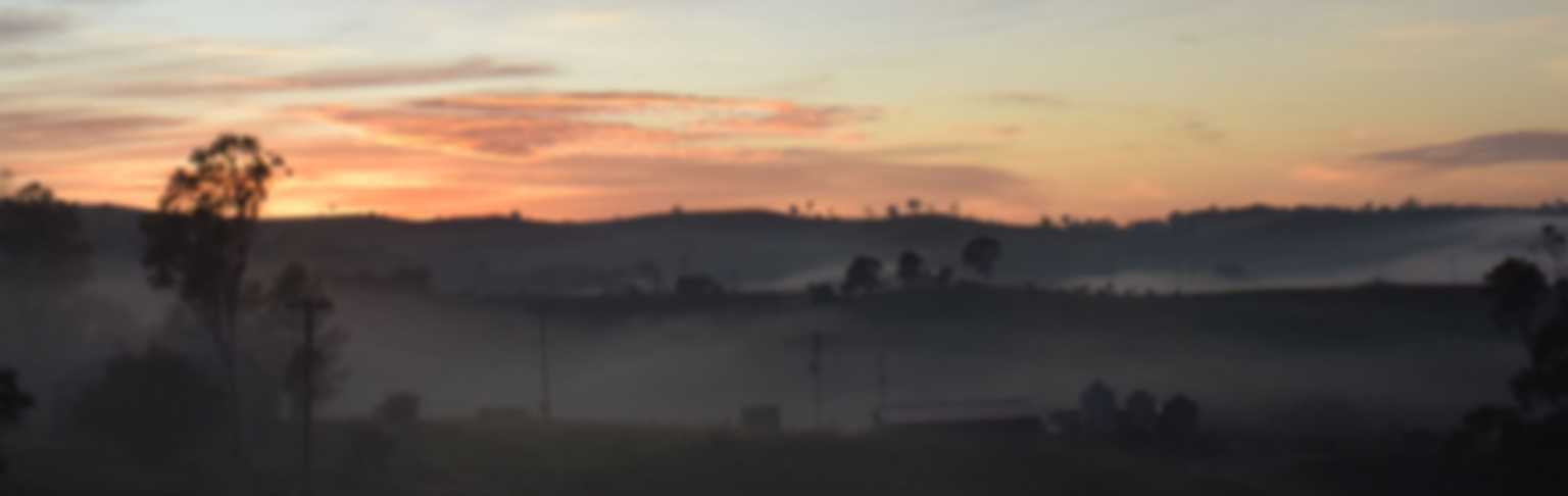 Picture of hills in the country